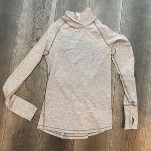 Blue and white striped long sleeve